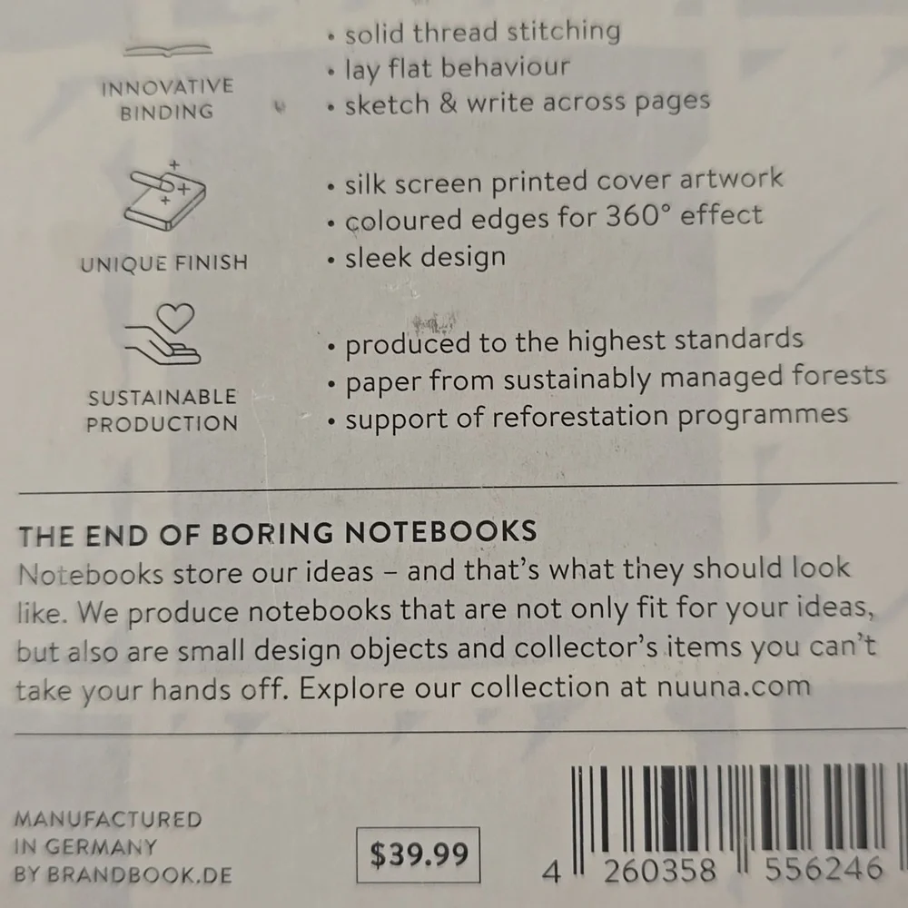 ❤️BUY 2 GET 1 FREE Notebook Graphic L - Cheeky Checks, 21×165×220mm, Retail $40